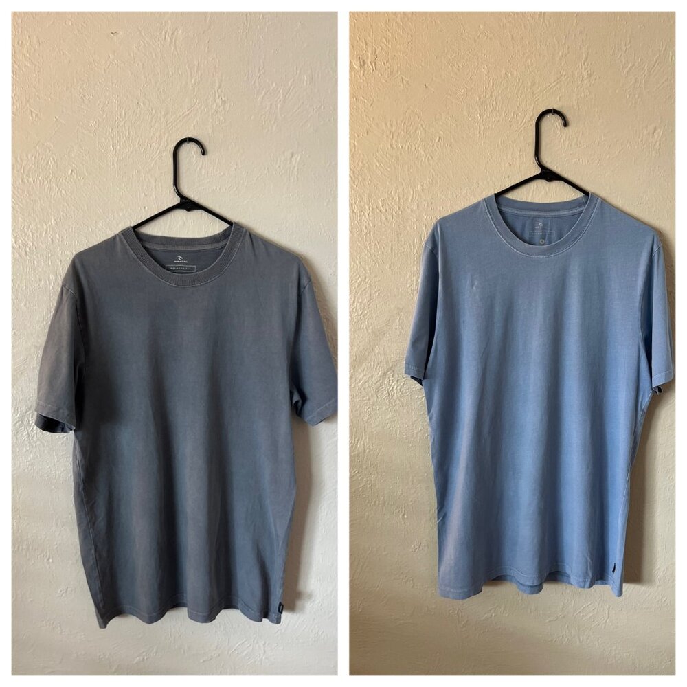 Soft Blue + Soft Grey Ripcurl Relaxed Fit T-Shirt Combo